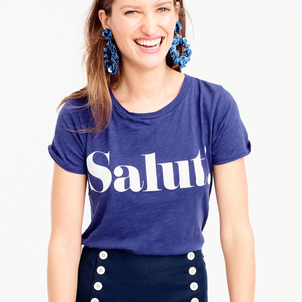 J. Crew Salut t shirt